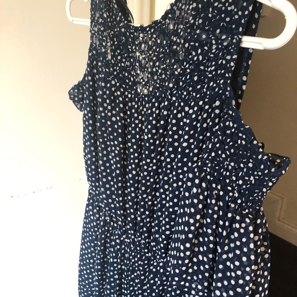 Navy polka dotted Zara jumpsuit. Great condition! - Picture 3 of 5